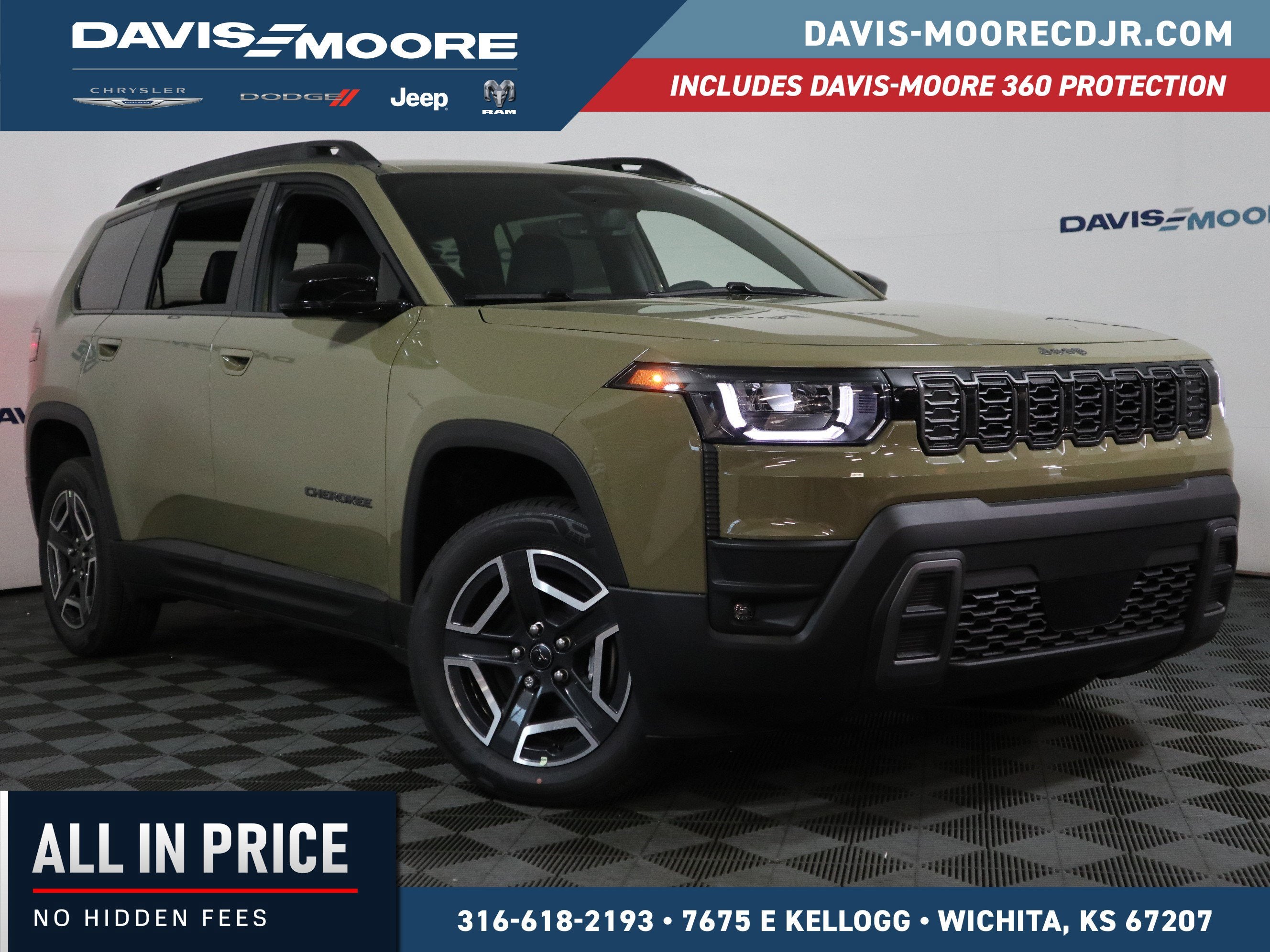 2026 Jeep Cherokee Limited 4x4 in '41 — front three-quarter view