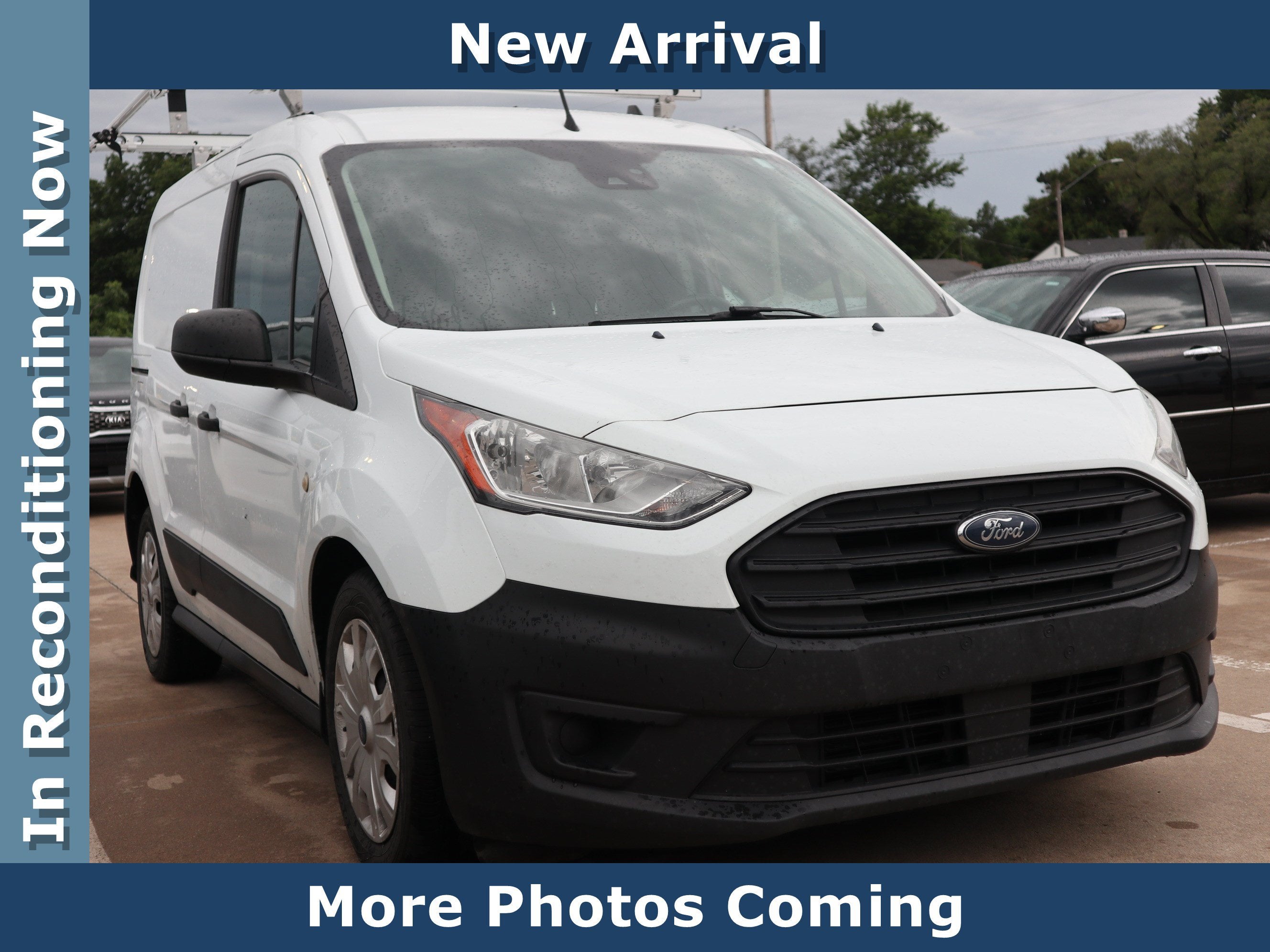 2019 Ford Transit Connect Van XL in Frozen White — front three-quarter view