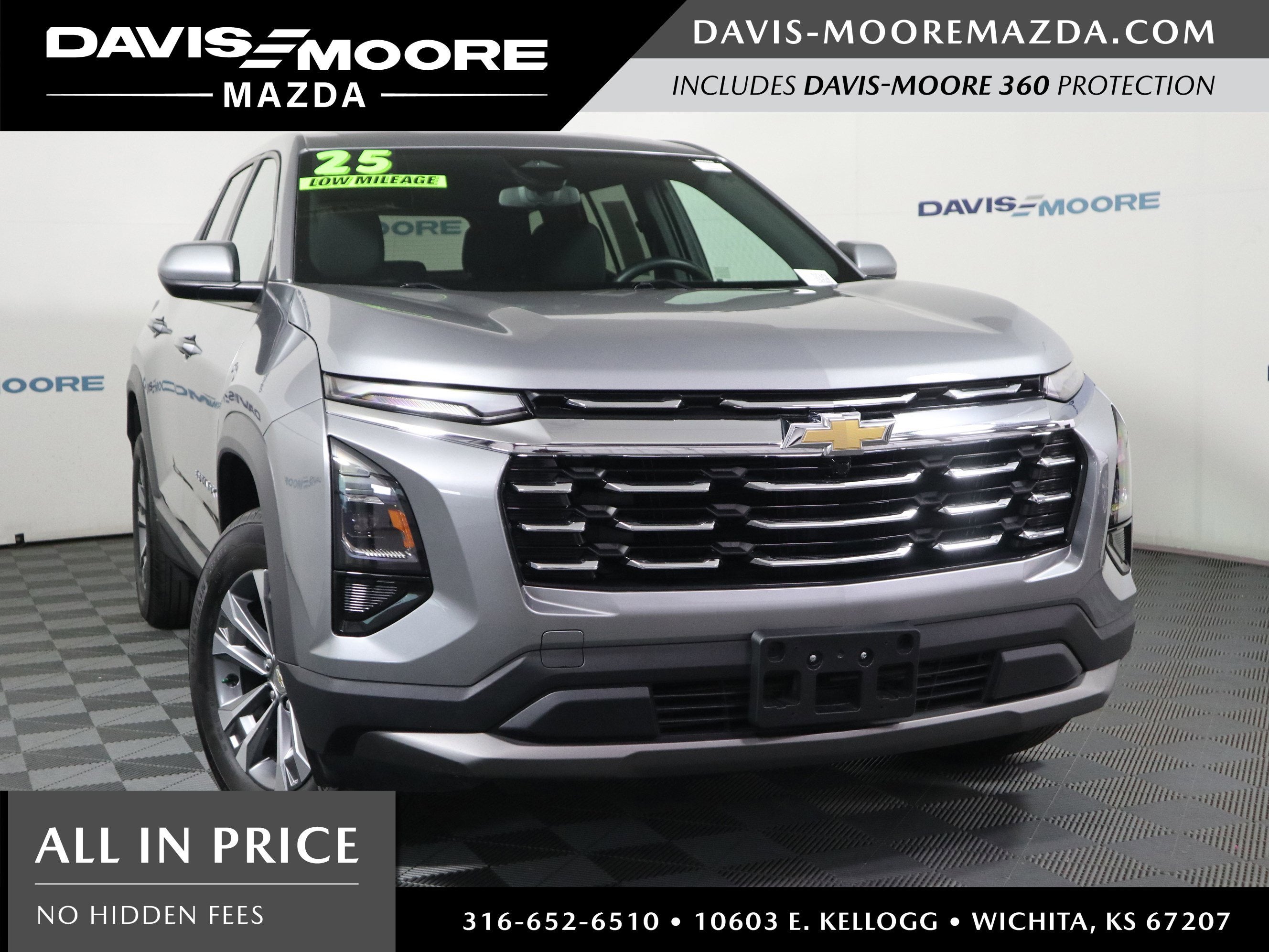 2025 Chevrolet Equinox AWD LT in Sterling Gray Metallic — front three-quarter view