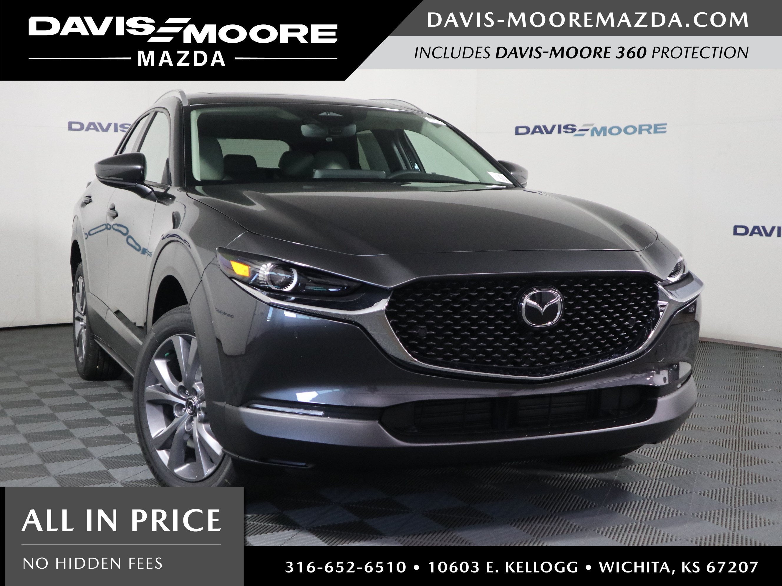2026 Mazda Mazda CX-30 2.5 S Preferred AWD in Machine Gray Metallic — front three-quarter view
