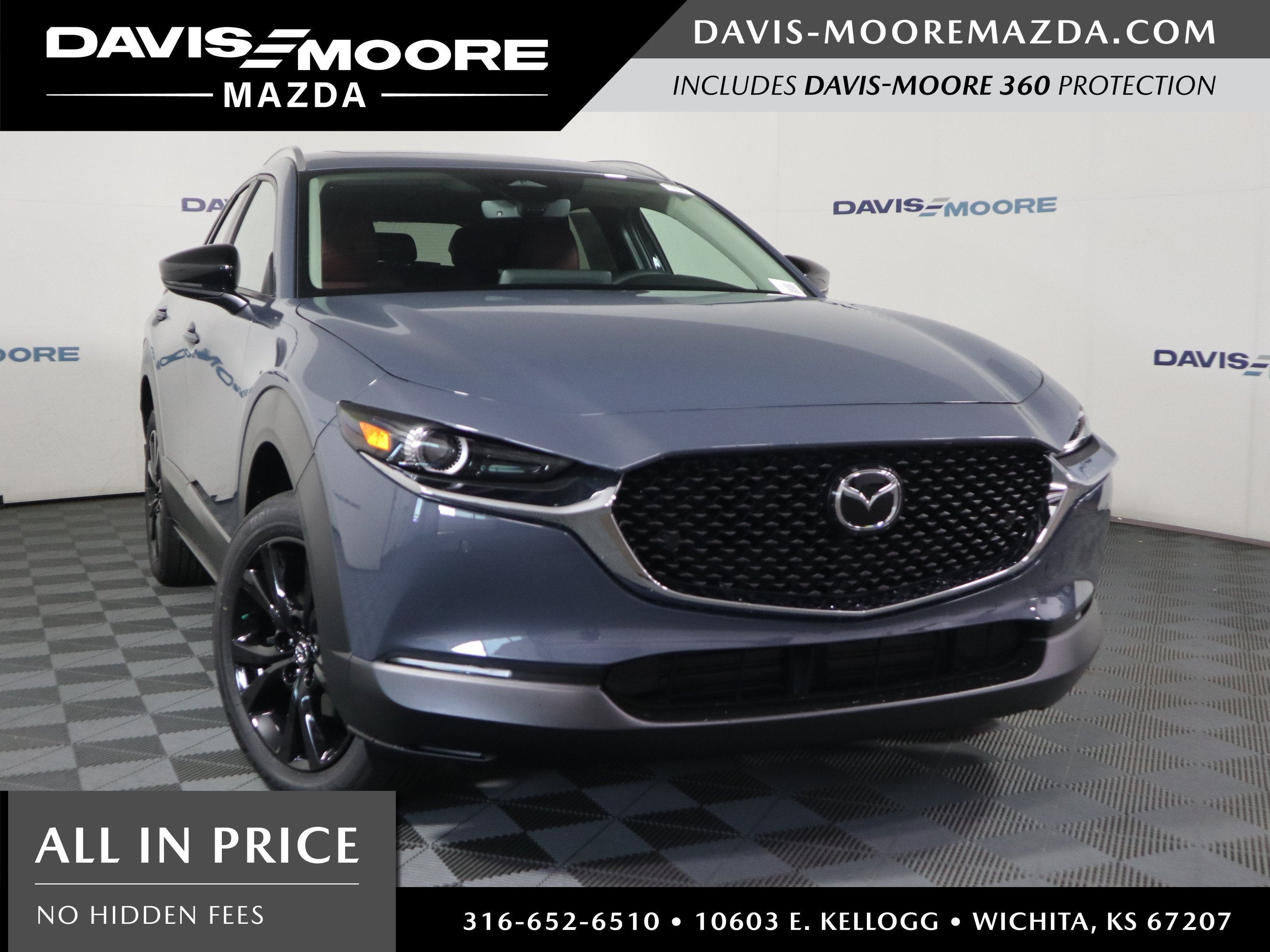 2026 Mazda Mazda CX-30 2.5 S Carbon Edition AWD in Polymetal Gray Metallic — front three-quarter view