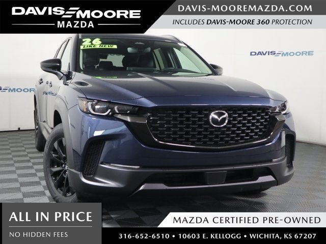 2026 Mazda Mazda CX-50 2.5 S Select AWD in Ingot Blue Metallic — front three-quarter view