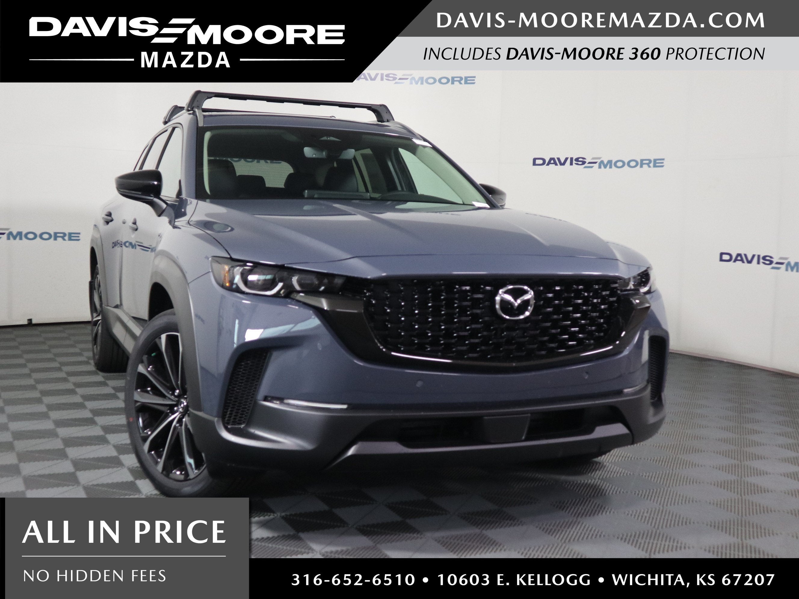 2026 Mazda Mazda CX-50 2.5 S Premium AWD in Polymetal Gray Metallic — front three-quarter view