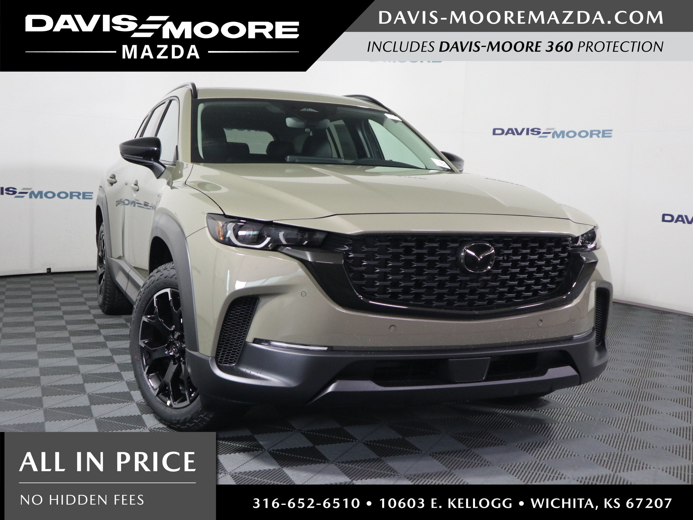 2026 Mazda Mazda CX-50 2.5 S Meridian Edition AWD in Zircon Sand Metallic — front three-quarter view