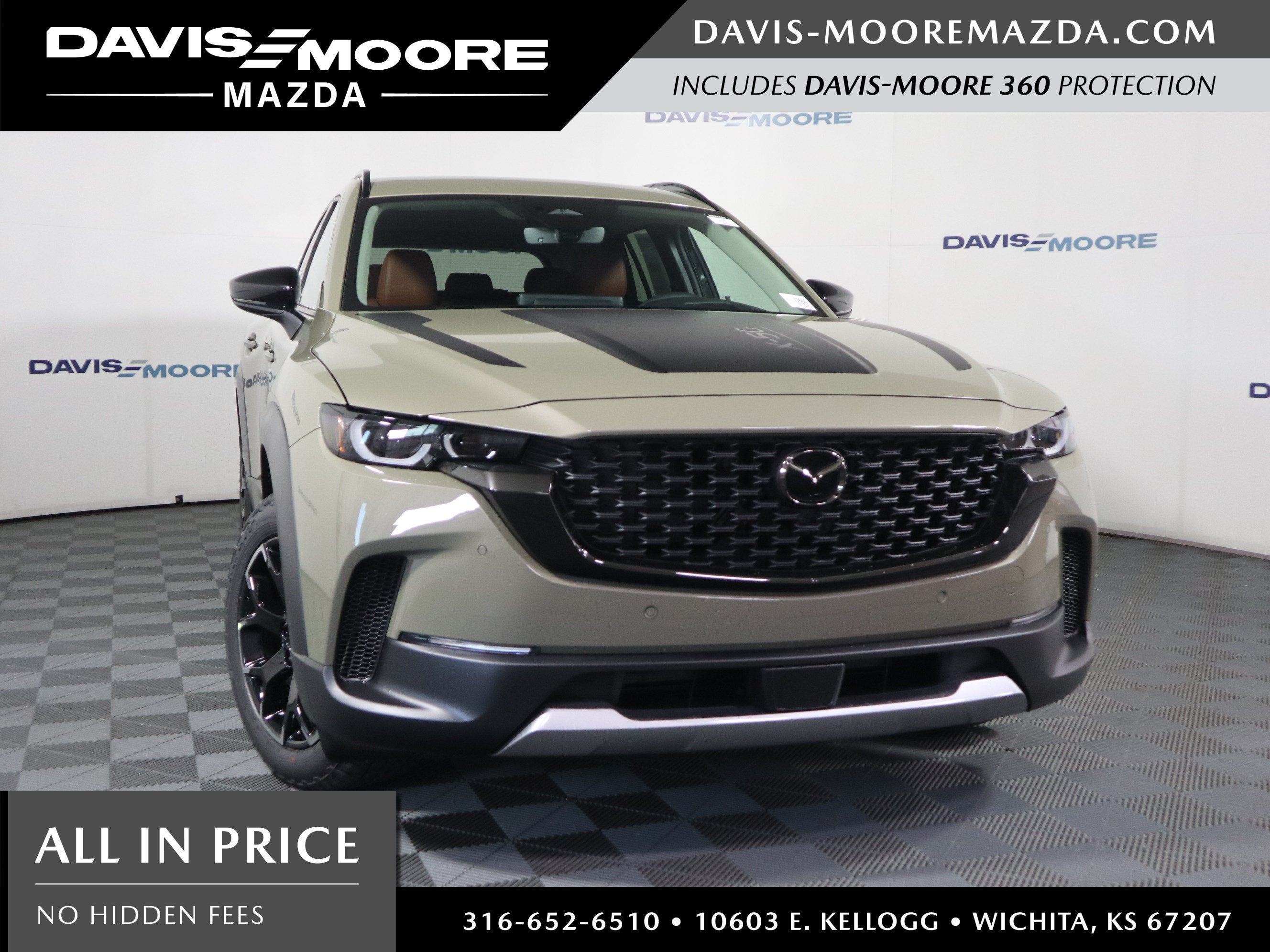 2026 Mazda Mazda CX-50 2.5 Turbo Meridian Edition AWD in Zircon Sand Metallic — front three-quarter view
