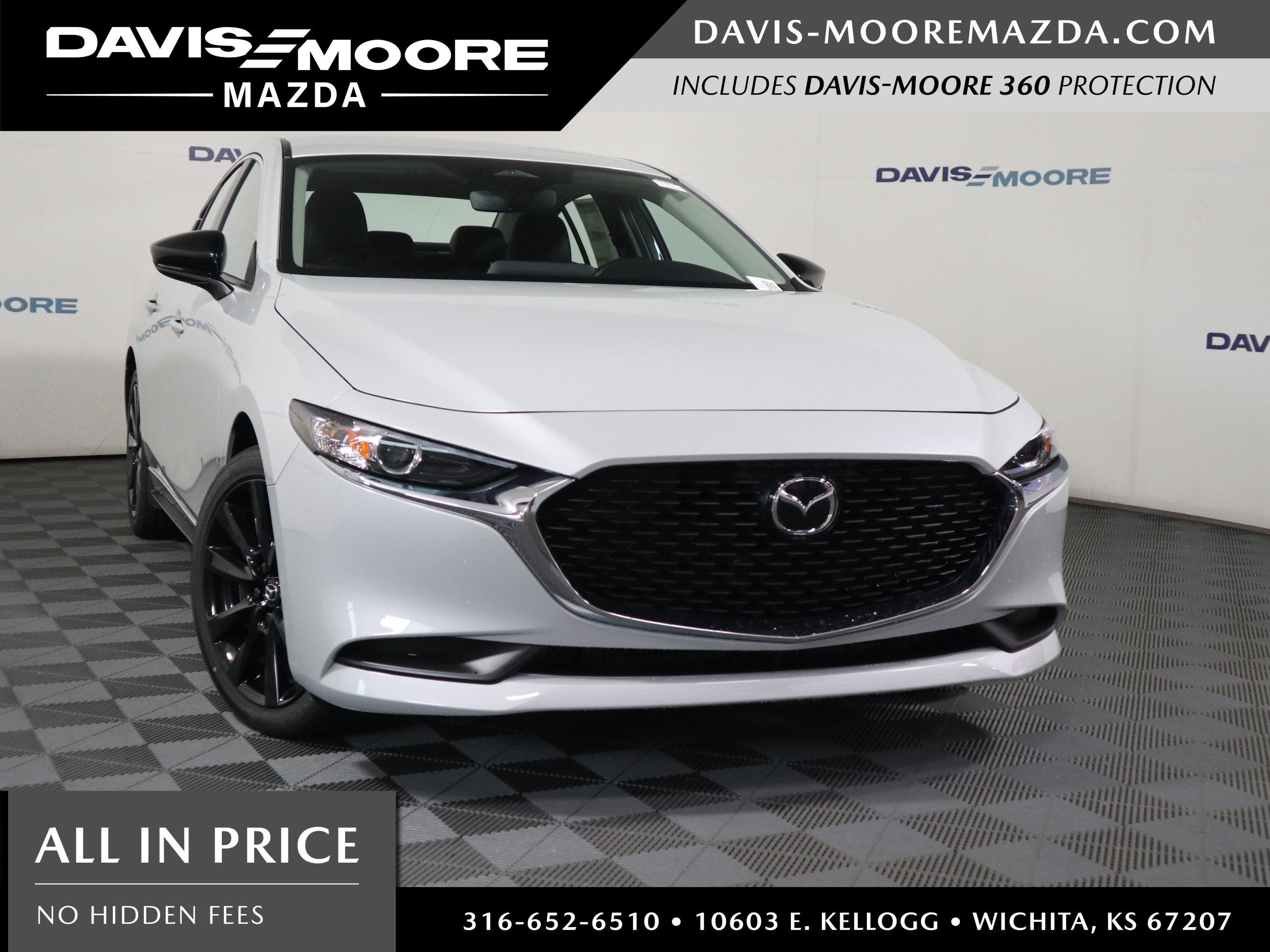 2026 Mazda Mazda3 Sedan 2.5 S Select Sport in Ceramic Metallic — front three-quarter view