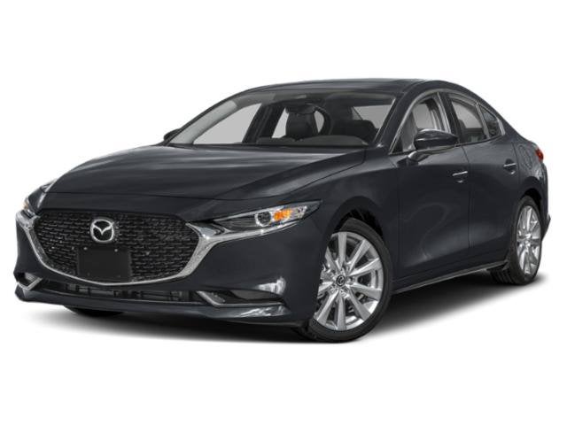 2026 Mazda Mazda3 Sedan 2.5 S Preferred in Deep Crystal Blue Mica — front three-quarter view