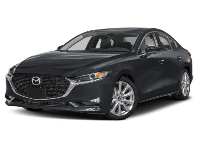 2026 Mazda Mazda3 Sedan 2.5 S Preferred in Platinum Quartz Metallic — front three-quarter view