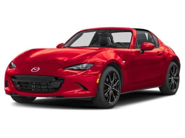 2026 Mazda Mazda MX-5 Miata RF Grand Touring in Aero Gray Metallic — front three-quarter view