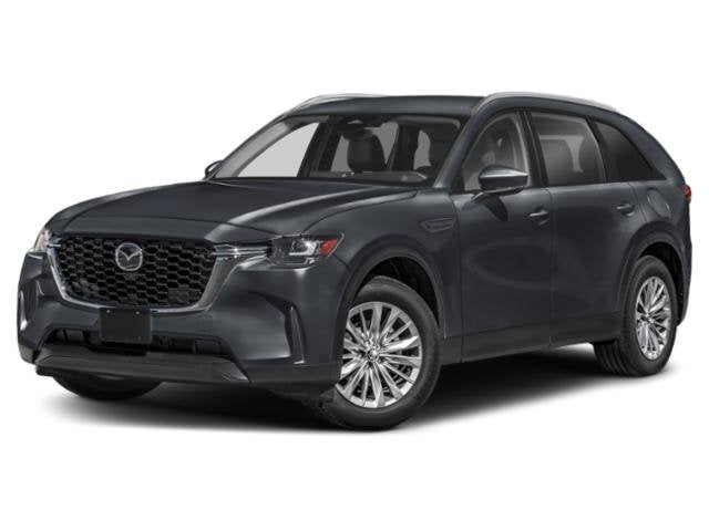 2026 Mazda Mazda CX-90 3.3 Turbo Select AWD in Deep Crystal Blue Mica — front three-quarter view