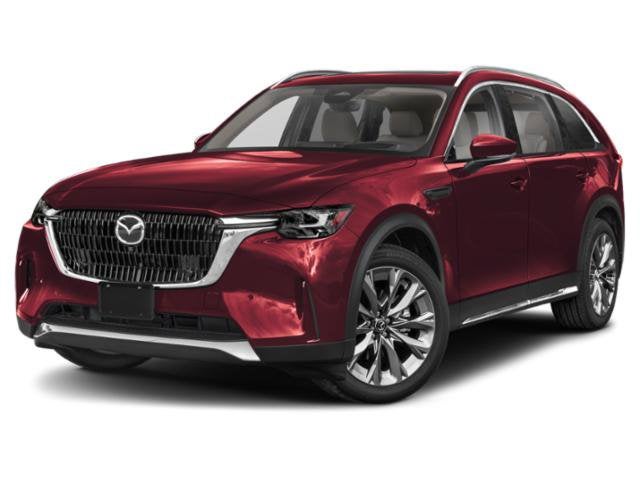 2026 Mazda Mazda CX-90 3.3 Turbo Premium Plus AWD in Platinum Quartz Metallic — front three-quarter view