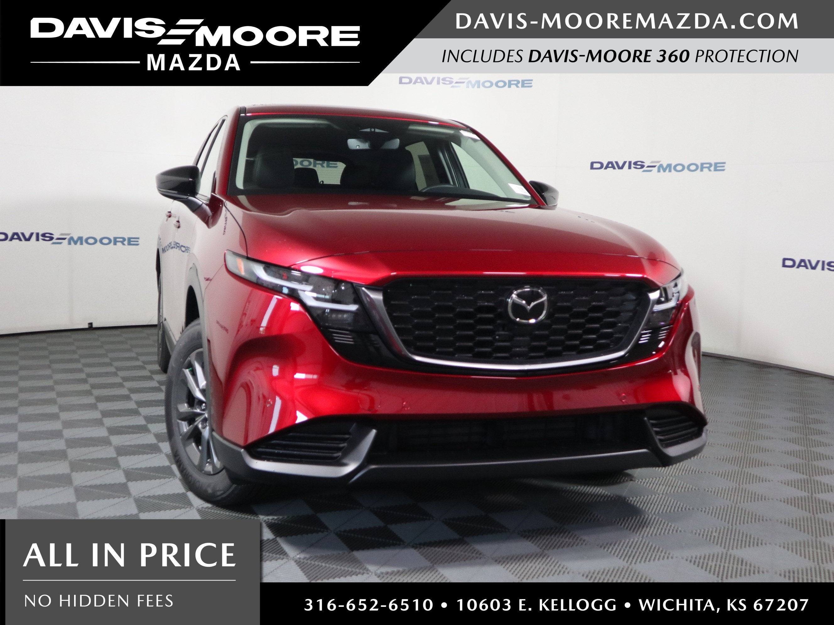 2026 Mazda Mazda CX-5 2.5 S Select AWD in Soul Red Crystal Metallic — front three-quarter view