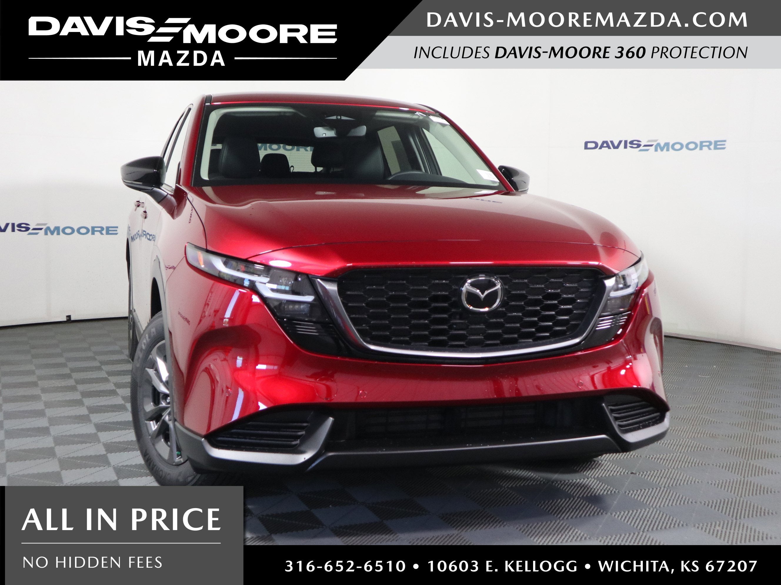 2026 Mazda Mazda CX-5 2.5 S Select AWD in Soul Red Crystal Metallic — front three-quarter view