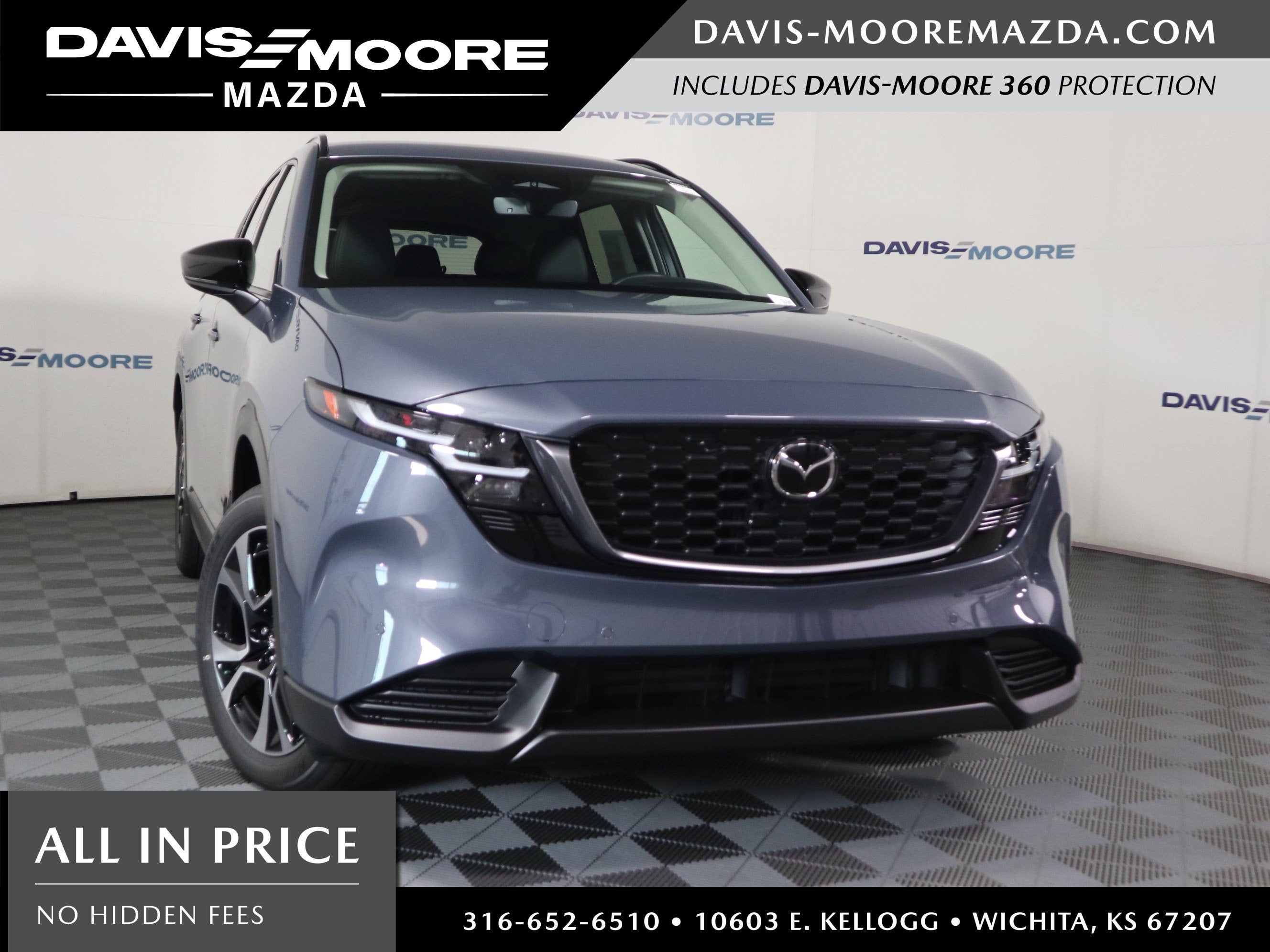 2026 Mazda Mazda CX-5 2.5 S Preferred AWD in Polymetal Gray Metallic — front three-quarter view