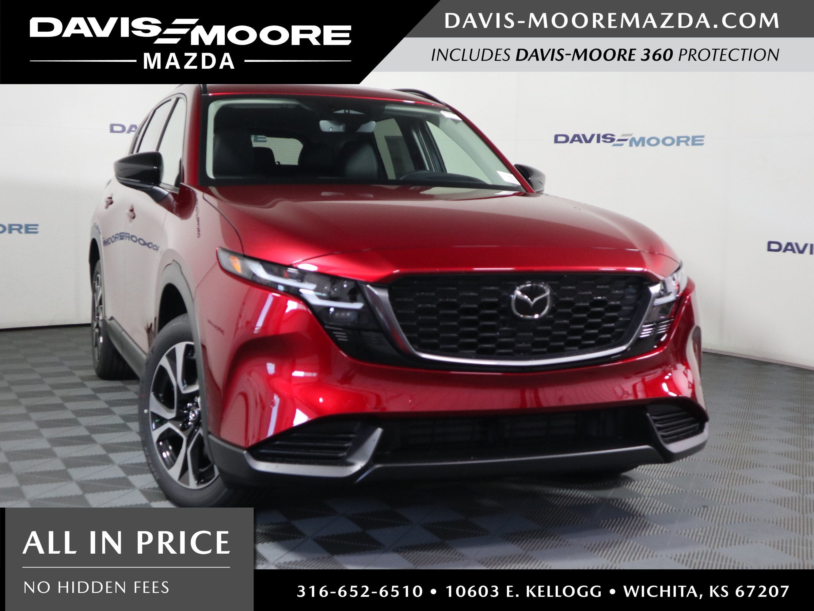 2026 Mazda Mazda CX-5 2.5 S Preferred AWD in Soul Red Crystal Metallic — front three-quarter view