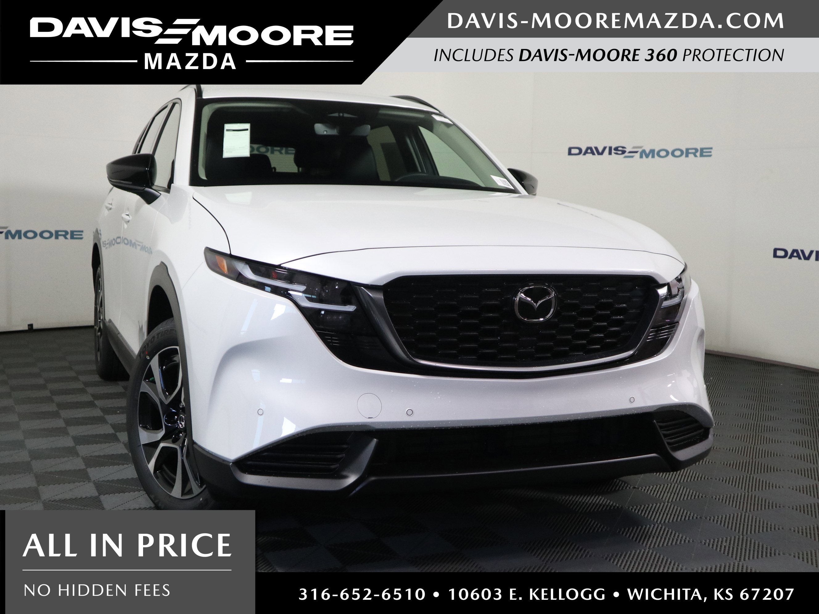 2026 Mazda Mazda CX-5 2.5 S Preferred AWD in Rhodium White Metallic — front three-quarter view