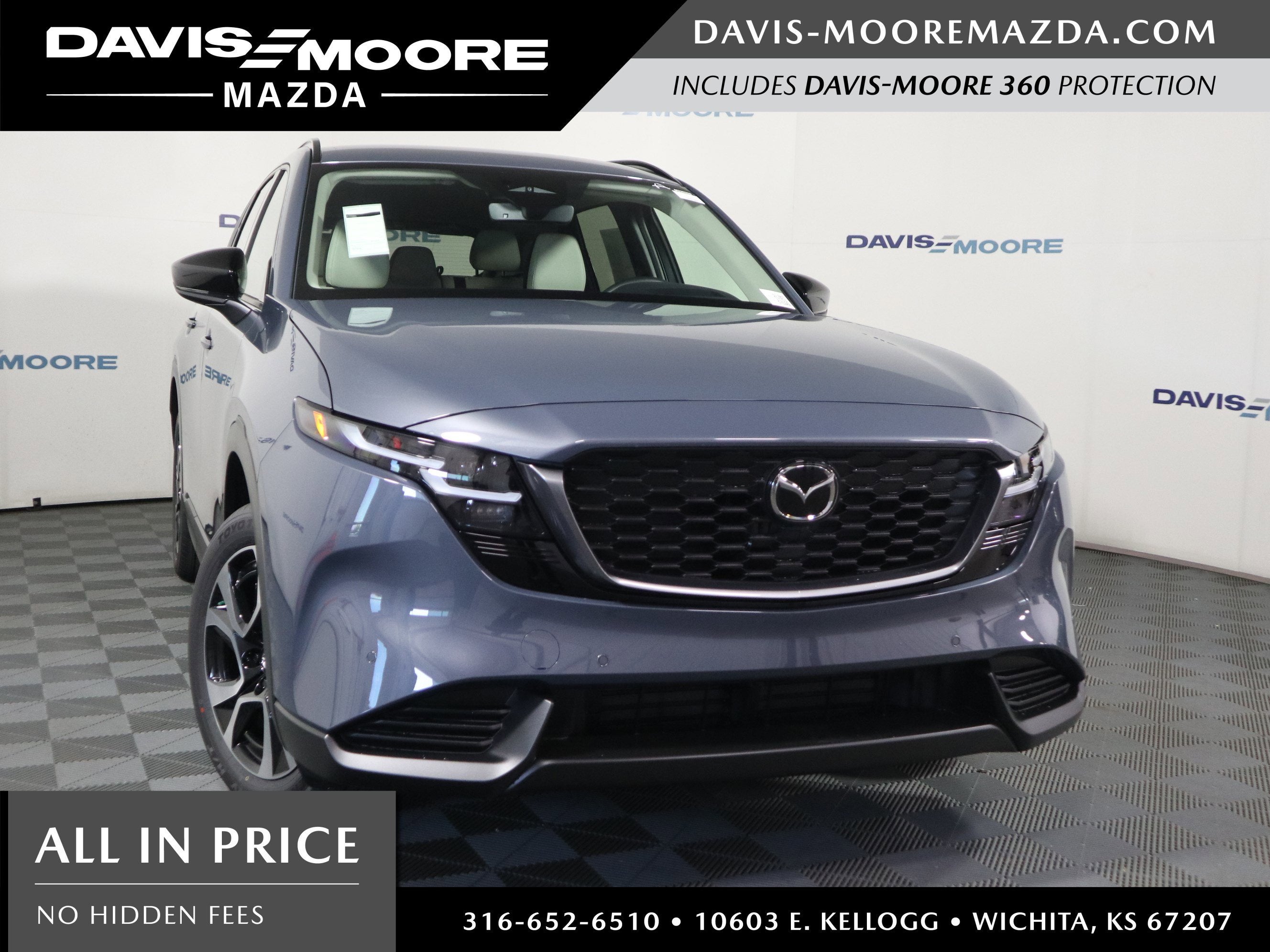 2026 Mazda Mazda CX-5 2.5 S Preferred AWD in Polymetal Gray Metallic — front three-quarter view
