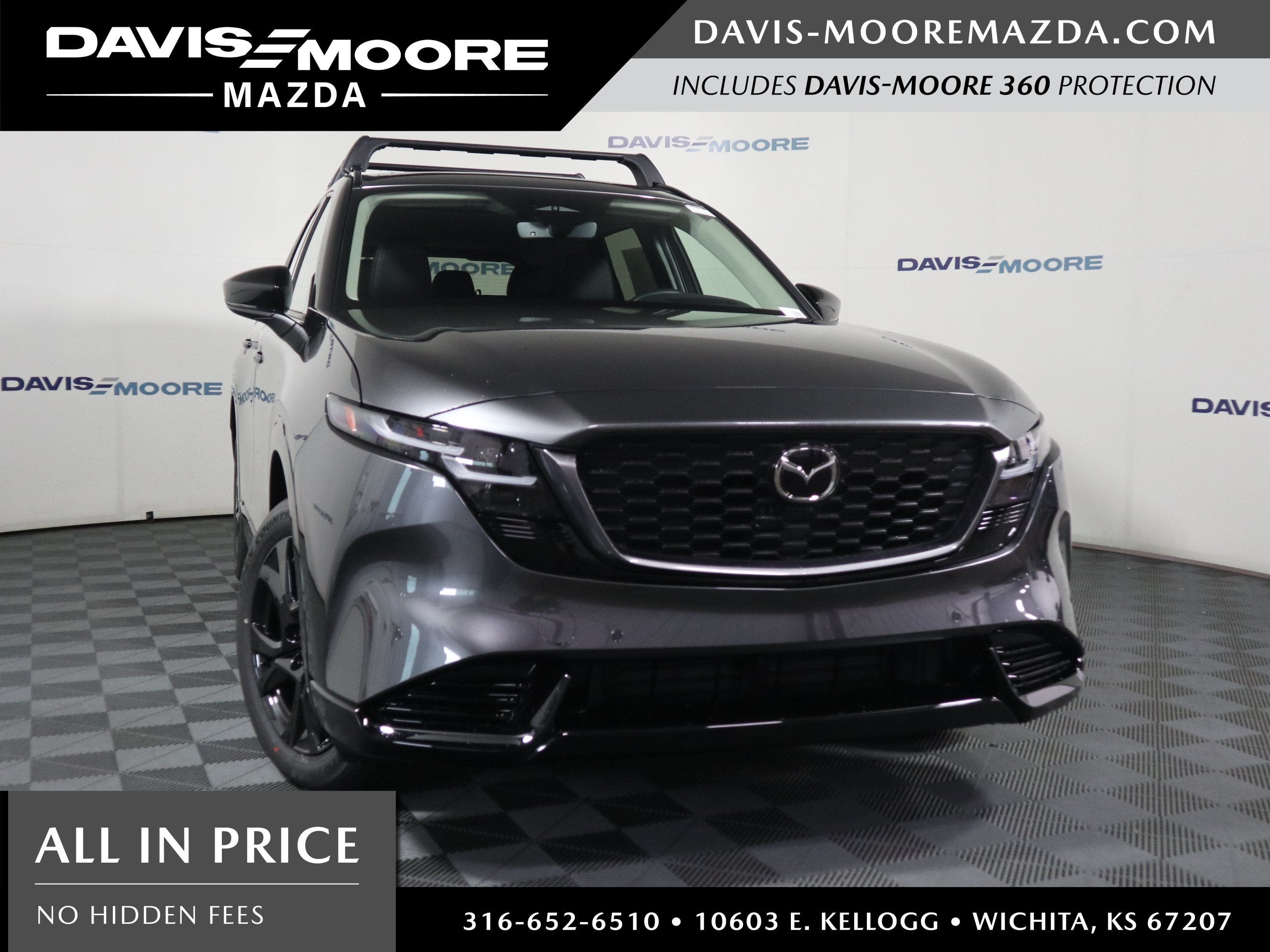 2026 Mazda Mazda CX-5 2.5 S Premium AWD in Machine Gray Metallic — front three-quarter view