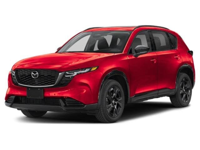 2026 Mazda Mazda CX-5 2.5 S Premium AWD in Jet Black Mica — front three-quarter view