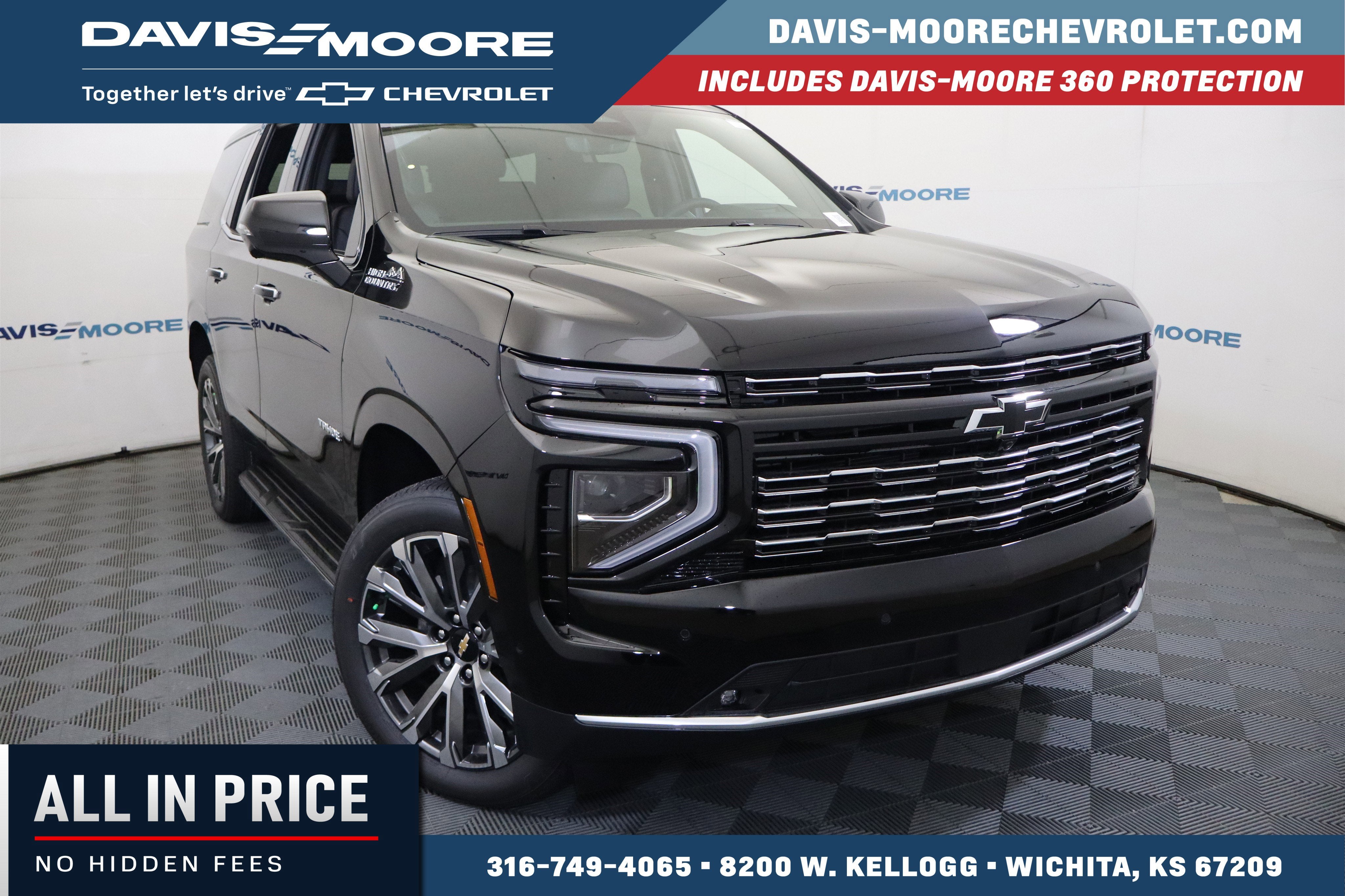 2026 Chevrolet Tahoe High Country Crew Cab 4WD in Black — front three-quarter view