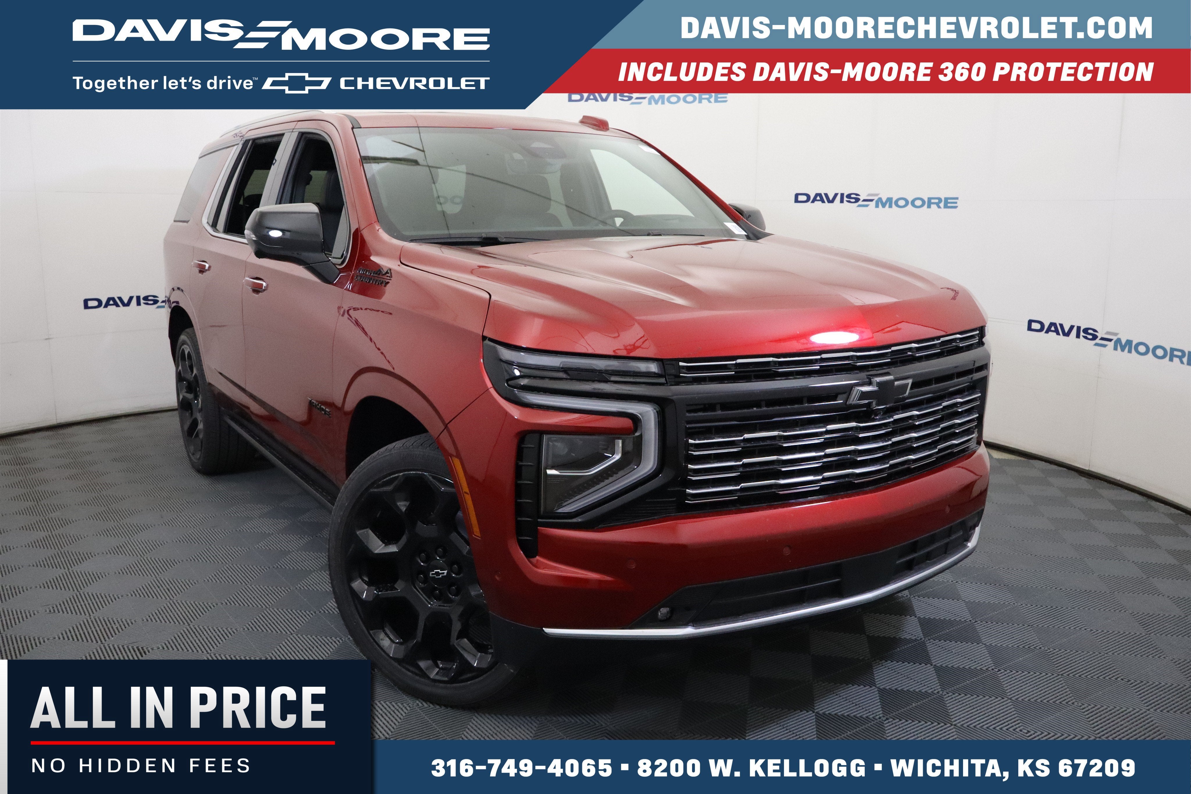2026 Chevrolet Tahoe High Country 4WD in Radiant Red Tintcoat — front three-quarter view