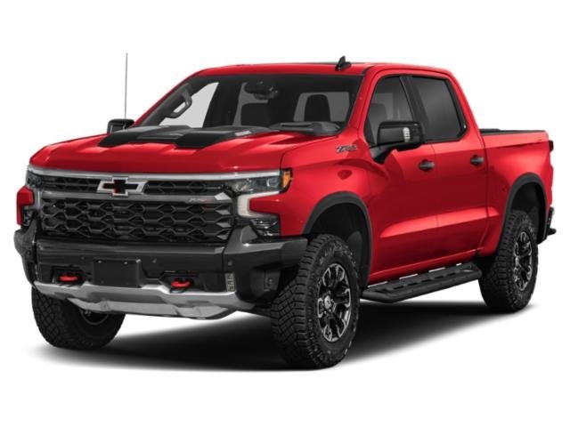 2026 Chevrolet Silverado 1500 ZR2 Crew Cab 4WD in Red Hot — front three-quarter view
