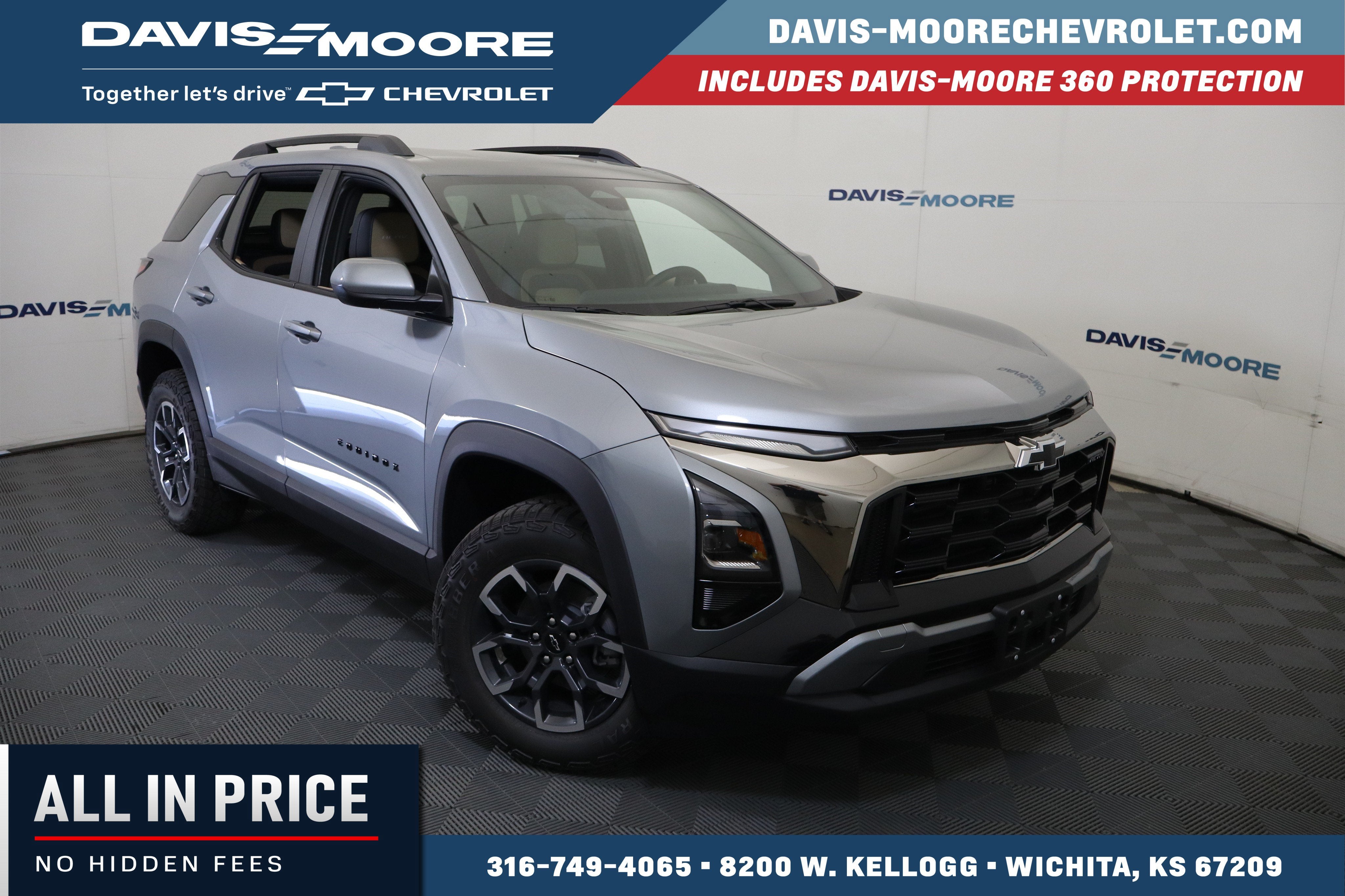 2026 Chevrolet Equinox FWD ACTIV in Sterling Gray Metallic — front three-quarter view