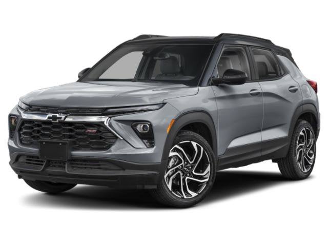 2026 Chevrolet Trailblazer RS in Apex Red — front three-quarter view